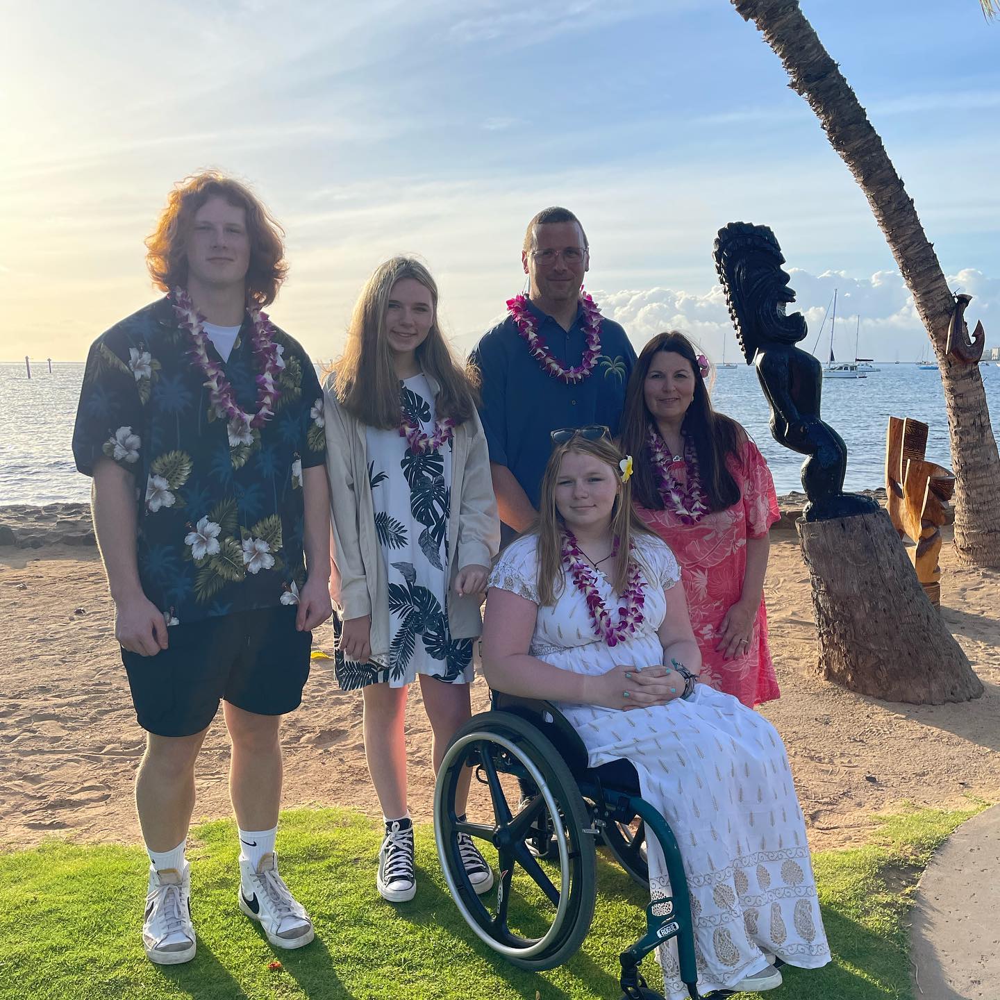 Isabel Old Lahaina with Family