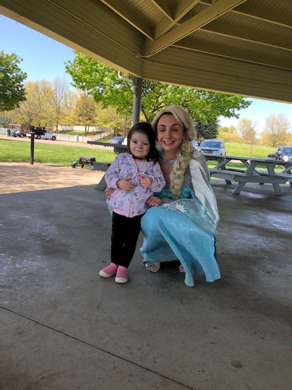 Brooke with Elsa at Wish Presentation v2