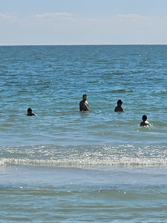 Kids in Ocean