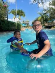 Ryan in pool