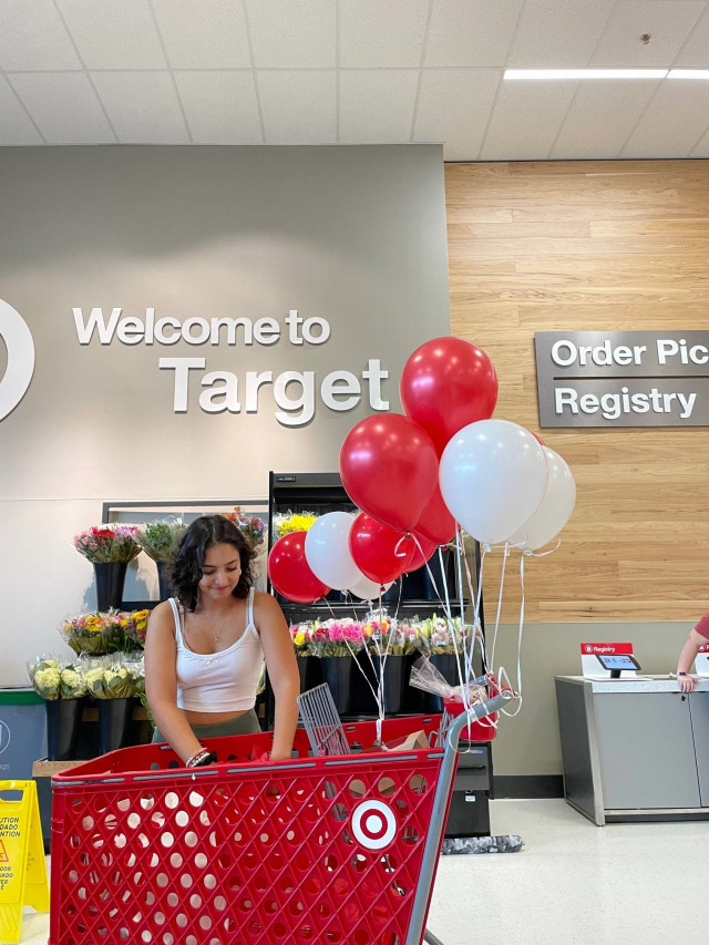 Decorated Cart at Target