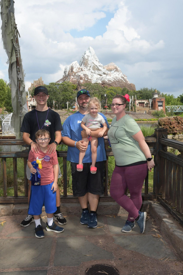 Jonathan and Family Mountain in Background