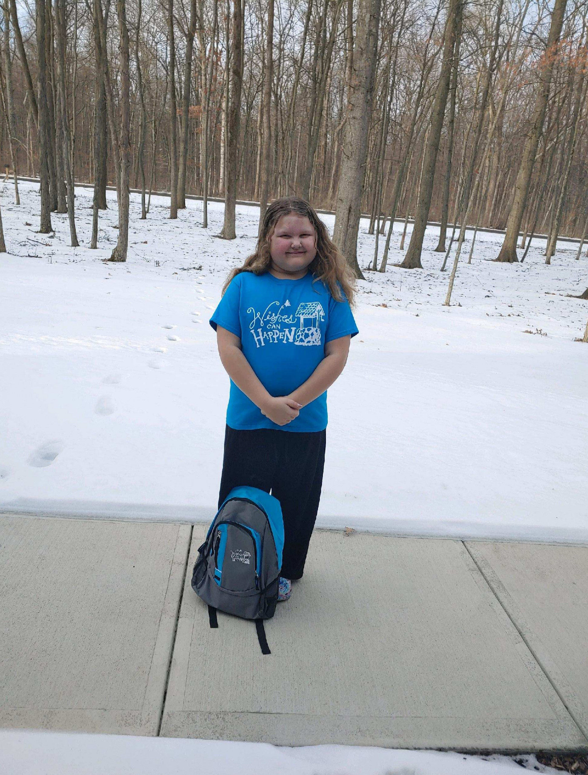 Ali Outside in Snow 2