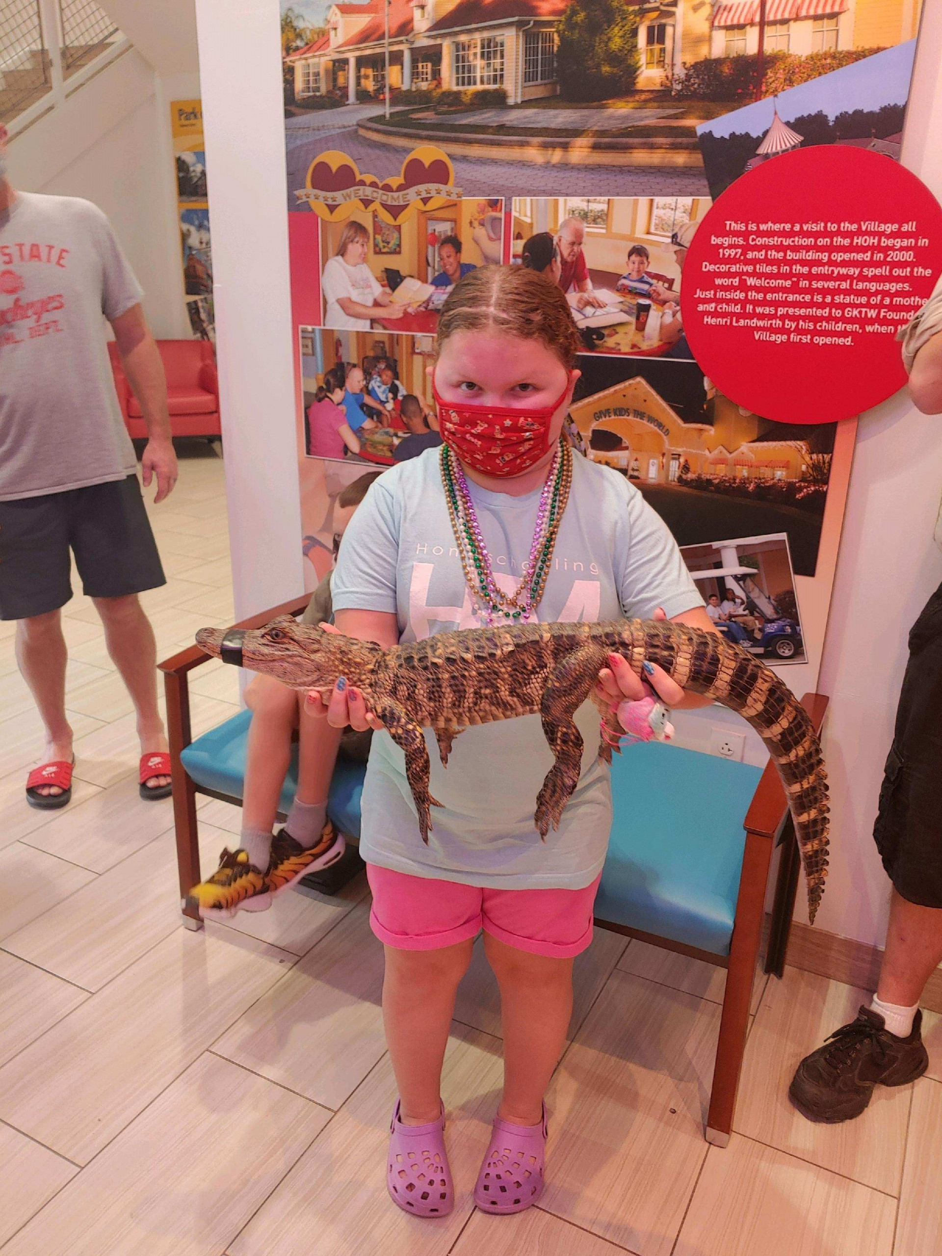Ali with an Alligator