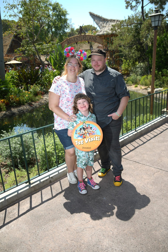 Graham Family Shot at Disneyland