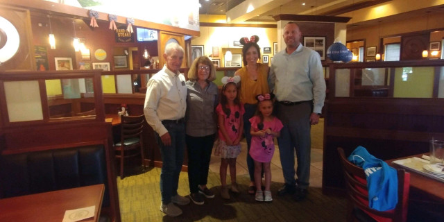 Family w wish granters at Wish Presentation