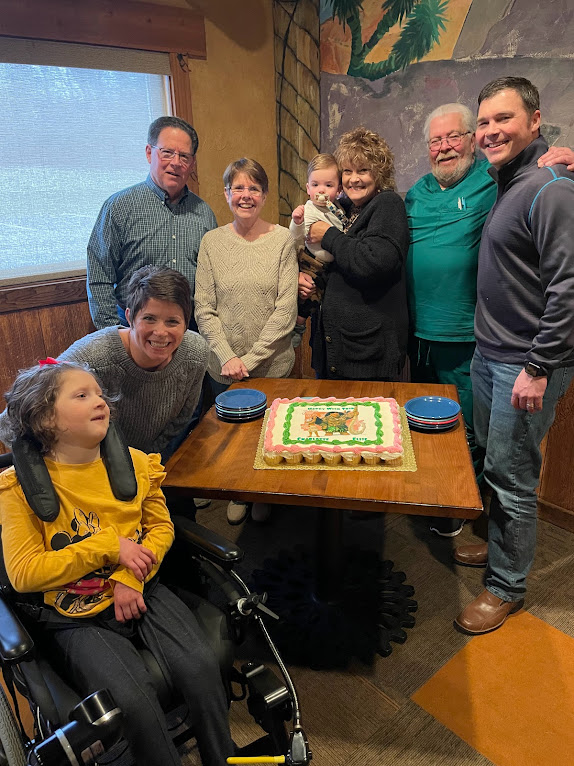 Danals Family with Cake