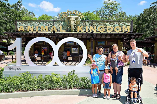 Family at Animal Kingdom