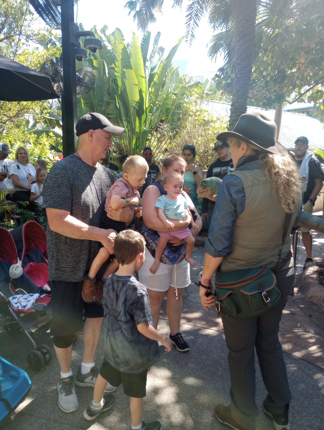 Garret and Family at Animal Kingdom