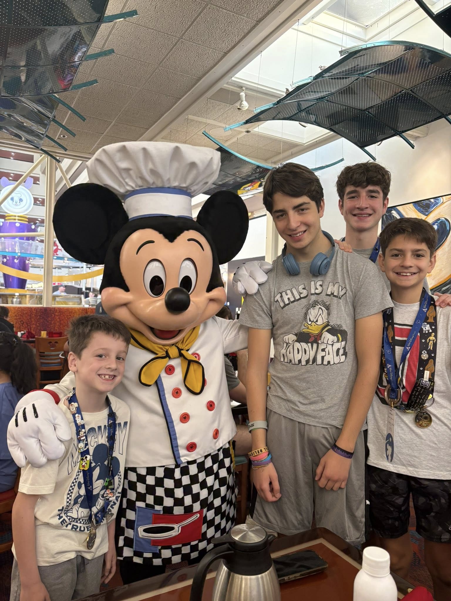 Boys with Mickey