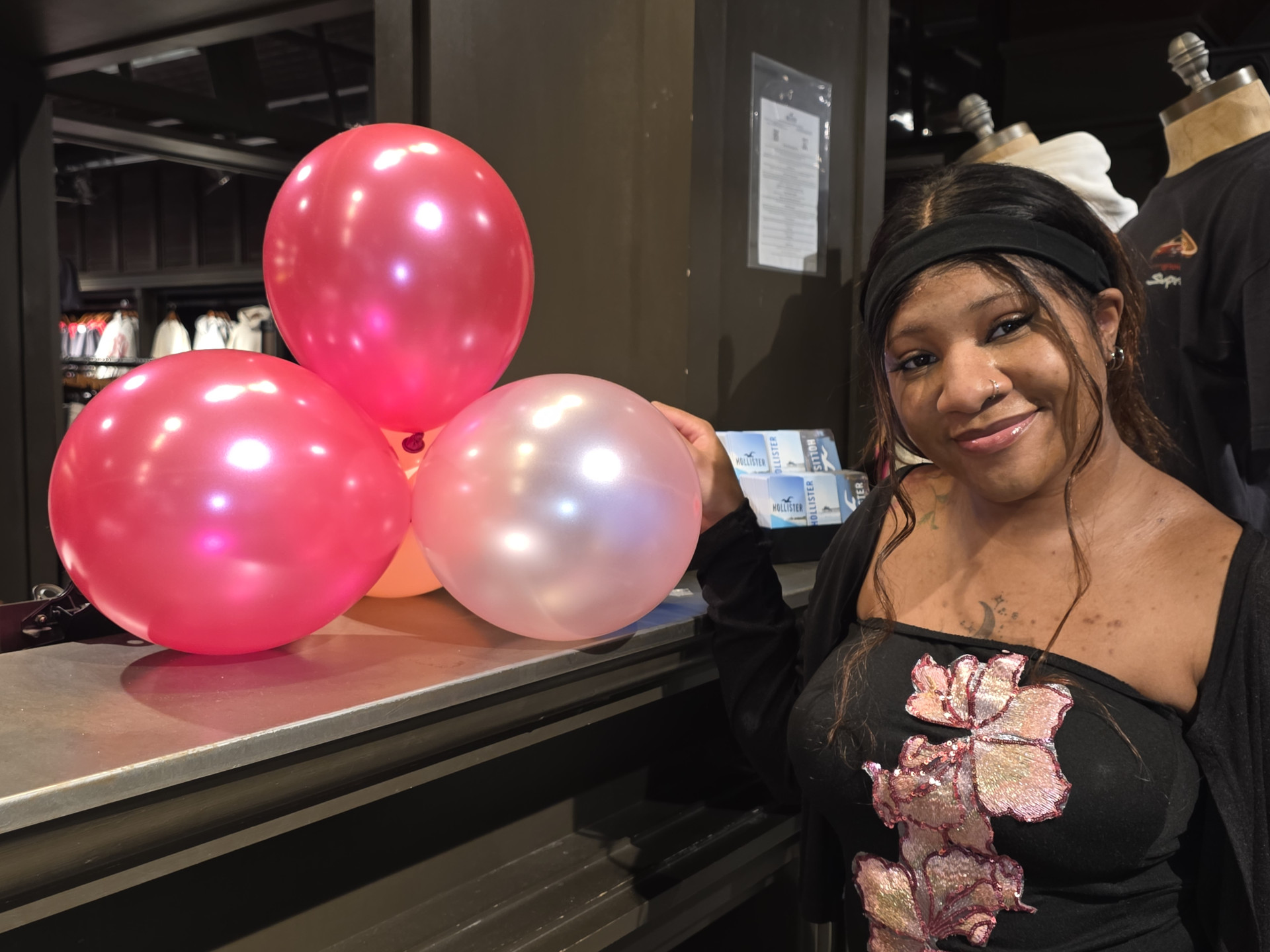 LaNiya with Balloons