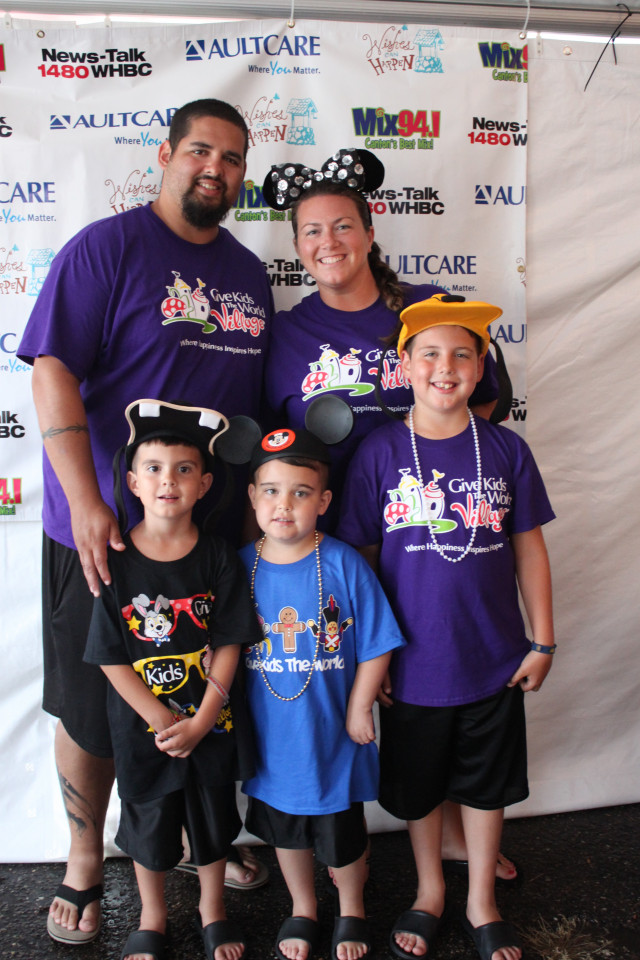 Family at Wish A Thon